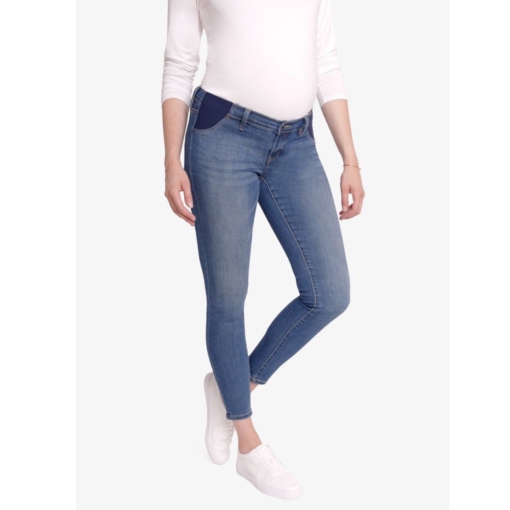 🤰🏿Isabel Maternity Skinny Jeans With Inset Panel